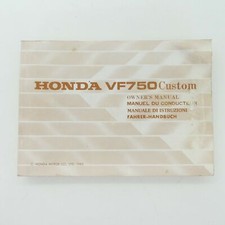 Honda VF 750 Custom Manuale