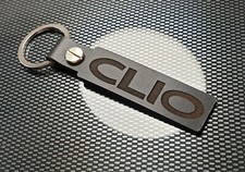 CLIO BLACK LEATHER KEYRING N B