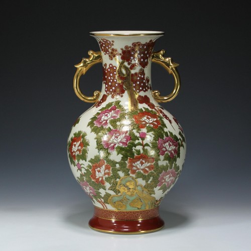 Große vase shimazu satsuma - große,