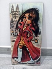 IDYLLE FALCONE AKA JOLYLLE QUADRETTO BAMBINA A ROMA VINTAGE ANNI 60/70