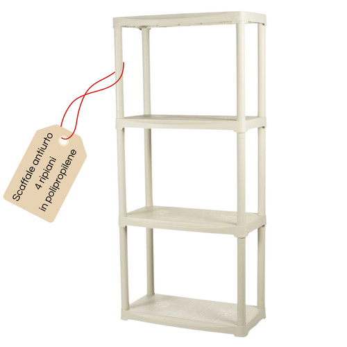 Scaffale plastica antiurto - scaffale,