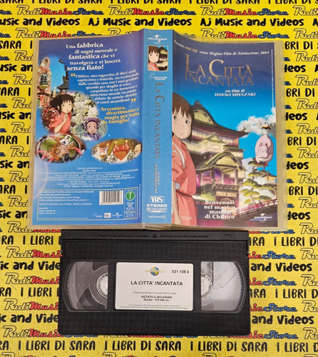 Vhs film citta incantata - vhs,