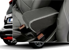 bracciolo Smart Fortwo Forfour EQ - NERO cuciture BRABUS Style MONTAGGIO NO FORI