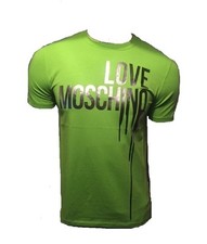 T SHIRT LOVE MOSCHINO VERT