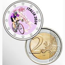 2€ EURO COLORATO - GIRO D'ITALIA - SUBITO DISPONIBILE!!!!