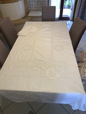 tovaglia di lino 12 Posti Con