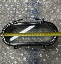 Oblo' Ovale Ottone Cromato 38 x 16