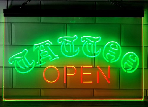 Insegna neon led aperta - insegna,