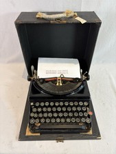 Macchina A Scrivere Remington Portatile Rosso Modello 5 Di 1935 Revissée + Nuovo