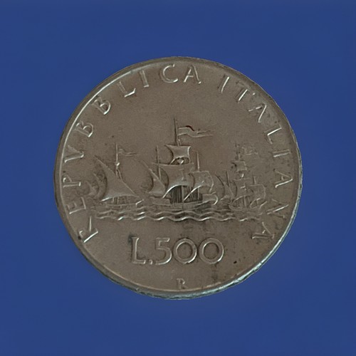 Moneta 500 lire argento 1965 - lire,