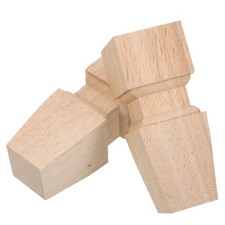  2 gambe per mobili in legno -