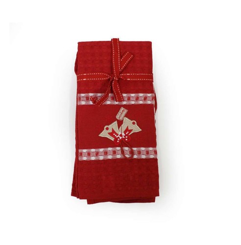 Strofinacci ricamati natale - strofinacci,