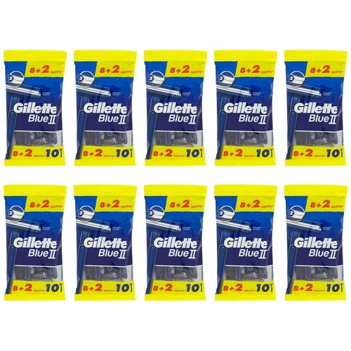100pz gillette blue - blue, rasoio