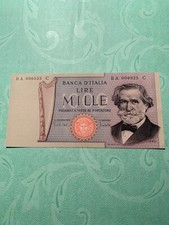 1000 Lire VERDI FDS carta