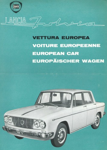 Brochure lancia fulvia - brochure,