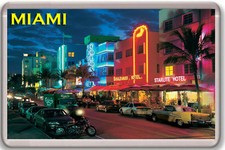 Miami Ocean Drive Fridge