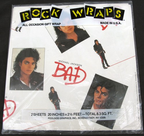 Michael jackson papier cadeau - michael,