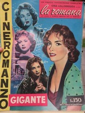 LA ROMANA - CINEROMANZO GIGANTE 1954 - ED. LANTERNA MAGICA - GINA LOLLOBRIGIDA