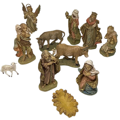 Set natività porcellana - natività,