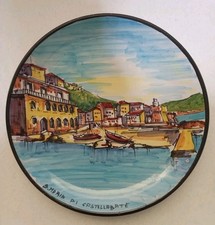 Santa Maria Di Castellabate Piatto Del Buon Ricordo,Ceramica,Souvenir.Vintage.