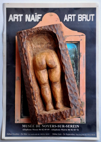 Sculpture naïve bois - sculpture, art