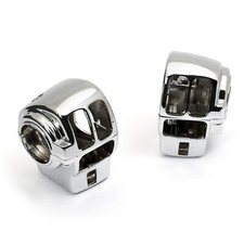 Carter interruttore cromato