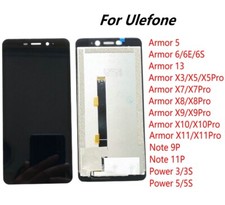 F LCD Touch Screen For Ulefone Armor X3/X5/X8/X9/X10/X11/Note 9P 11P/Power 3/5