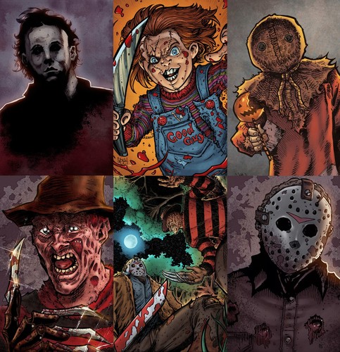 Set stampe horror 11x17 - 6,