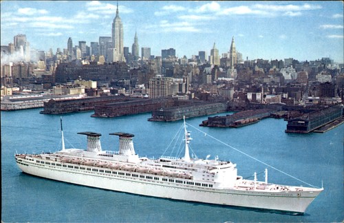 Nyc skyline nave crociera - nyc,
