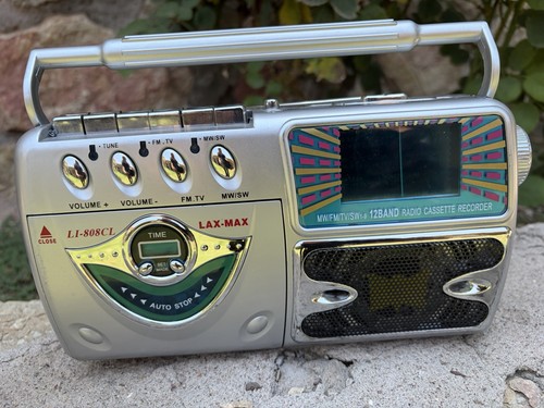 Mini boombox vintage - boombox, lax-max