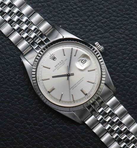 Rolex datejust 1601 silver - rolex,
