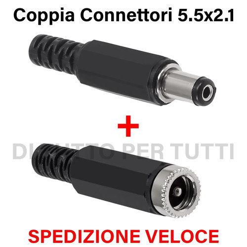 Connettori 2 1 12v - 2.1,