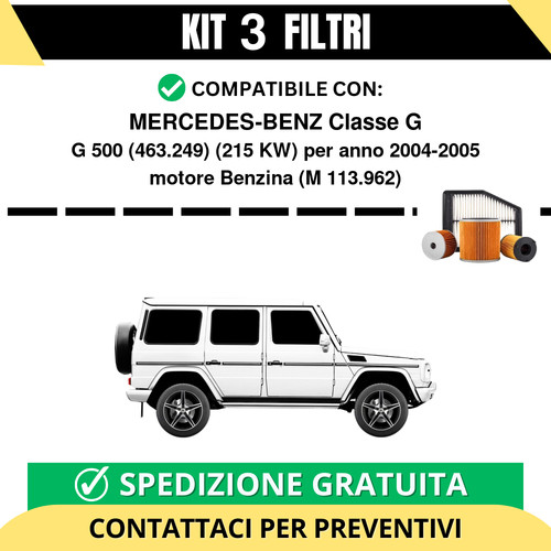 Kit filtri risparmio per - 3,