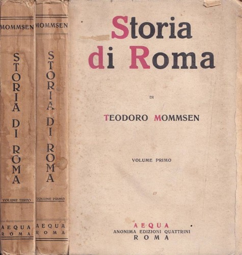 Storia roma vol i - vol., e