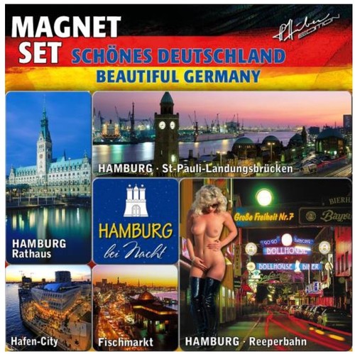 Set magneti amburgo souvenir - magneti,