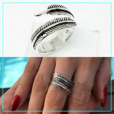 Anello piuma da donna in