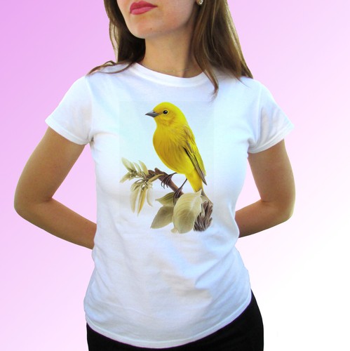 Shirt gialla warbler - gialla, t-shirt