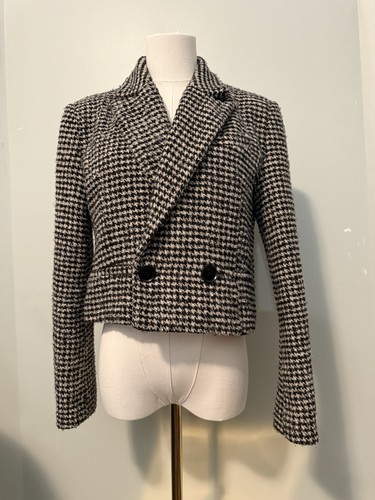 Giacca donna nera - bianca, pied