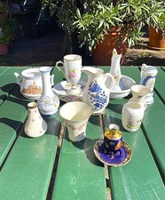 Portafiori vasi in porcellana dipinti a mano