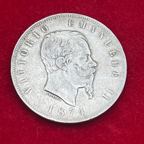 Lire italia 1874 re - 1874,,