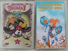 IL FANTASTICO MONDO DI PAUL Tatsunoko DVD N. 1 DYNIT + VHS N.2 MONDO HE Pradella