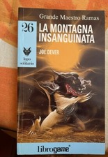Librogame  LA MONTAGNA INSANGUINATA n.26 LUPO SOLITARIO  1°edizione  OTTIMO