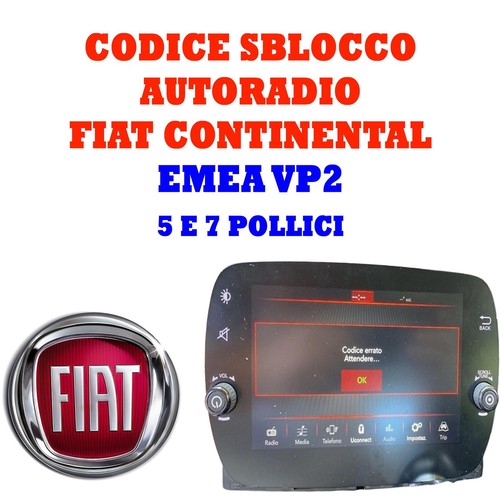 Codice sblocco autoradio - codice,