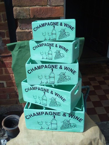 Scatola portaoggetti champagne - portaoggetti,