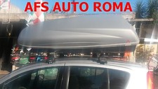 BOX AUTO PORTATUTTO BAULE KRONO 480+BARRE ALLUMINIO OPEL AGILA 2000 NO RAILS  