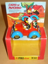 POLITOYS W554 AUTO PAPERINO 2^ SERIE DISNEY DONALD DUCK MODEL DISNEY POLISTIL