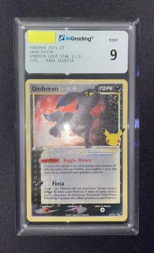 Carta pokemon umbreon gold - pokemon,