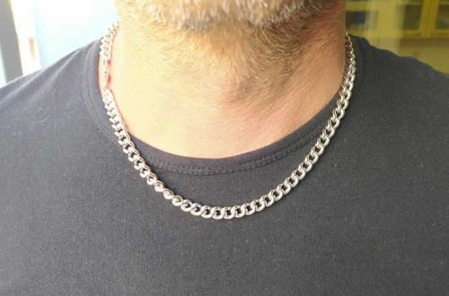 Collana uomo argento - collana, 925