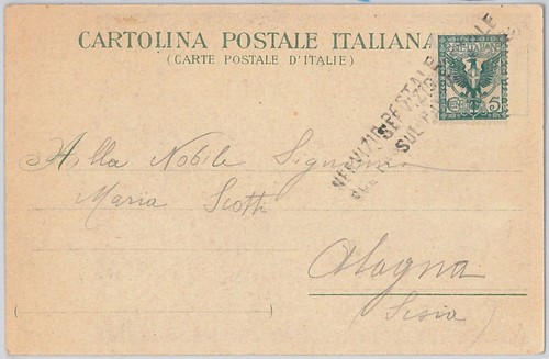 Regno cartolina con annullo - cartolina,