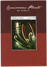 Sierra Leone 2012 Piante Carnivore dell'Africa Cactus Cactus Succulente MNH